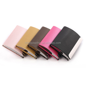 Fashion square grain en cuir pas cher titulaire de <span class=keywords><strong>la</strong></span> carte d'affaires - Product Image 2