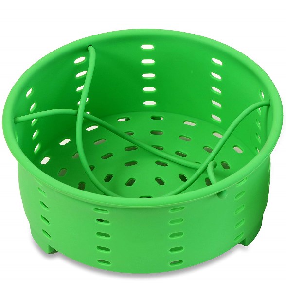 Заводская оптовая продажа, силиконовая Паровая корзина для приготовления пищи под давлением