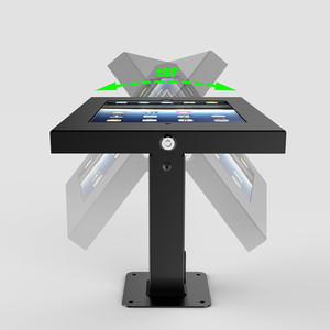 Soporte Para Tablet nhà sản xuất bị khóa đứng 360 độ xoay chống trộm an ninh kiosk Tablet chủ cho <span class=keywords><strong>iPad</strong></span> 2/3/4 không khí - Product Image 6