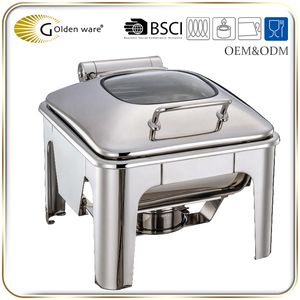 Golden Ware <span class=keywords><strong>restaurante</strong></span> y hotel 9L Acero inoxidable buffet chafing dish - Product Image 5