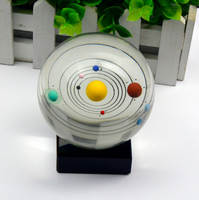 2023 diseño único de la serie del universo bola de cristal celestial 3D bola de cristal para regalos de recuerdo al por mayor