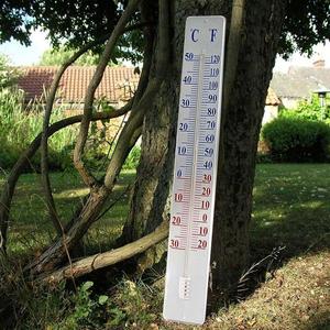 Einfach zu lesendes extra super großes Riesen glasrohr Garten thermometer im Freien H900mm