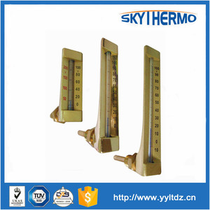 <strong>Mercury</strong> <strong>Thermometer</strong> <strong>Temperature</strong> <strong>Range</strong> Long Stem Golden Boat Brass <strong>Thermometer</strong> - Product Image 6