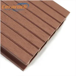 Good quality waterproof hollow wpc decking 140x25mm