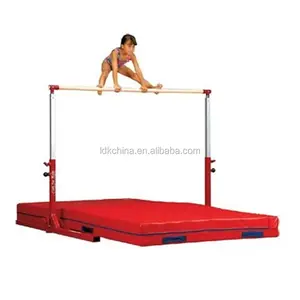 Adjustable free standing gymnastic horizontal bar for kids gymnastic equipments