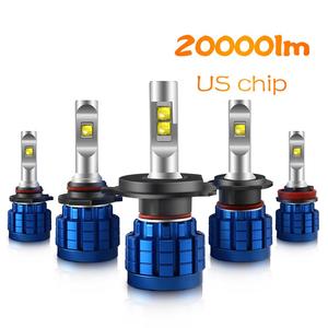 Système d'éclairage automatique LED 6500K Q10, 20000 Lumen, 100W, H4 ampoules H11 HB4, phares de voiture Led H7, H4, 9005 - Product Image 1