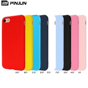 Candy color silicone phone case frosted custom cases for iphone 7/8 plus x/xs xr max 11 12 13 14 pro max soft tpu slim cover