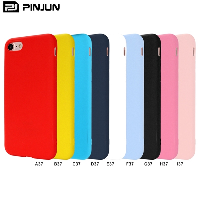 Candy Color Silicone Phone case Frosted Custom Cases for iphone 7/8 Plus X/xs Xr Max 11 12 13 14 Pro Max Soft Tpu Slim Cover