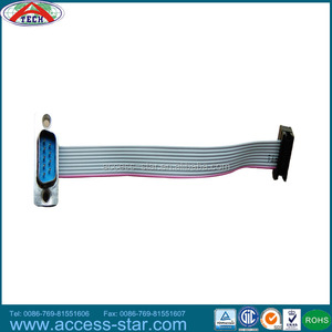 Cable Plano IDC de 64 Pines con Conector Tipo Arcoíris, Alta Calidad y Entrega Rápida - Product Image 3