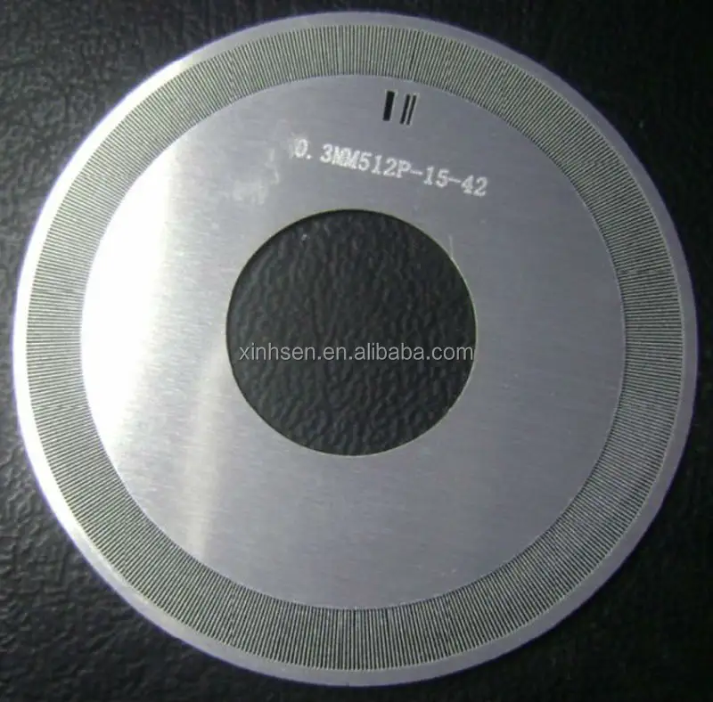 Etching stainless steel round encoder wheel / optical encoder disk