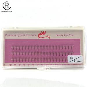 Privé étiquette Volume Lash Fans 5D Volume Cils 4D 6D Individuels Vison Cils Noeud Livraison Cluster Cils - Product Image 5
