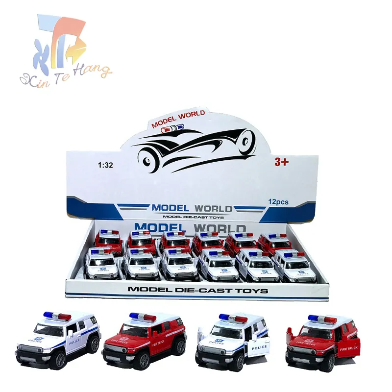 เด็กของขวัญของเล่น1:32 Diecast รุ่นรถดึงกลับการแพทย์จำลอง