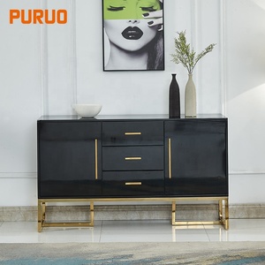 European White Simple Wooden Cabinet Living Room <strong>Corner</strong> Steel Desk <strong>Console</strong> <strong>Table</strong> - Product Image 6