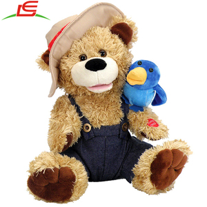 Pete Tweet <span class=keywords><strong>Chanson</strong></span> Chant <span class=keywords><strong>Cowboy</strong></span> Chapeau Ours en peluche - Product Image 1