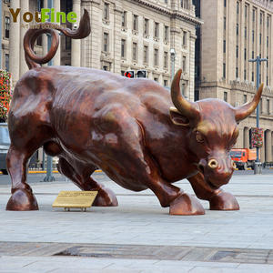 실물 크기 판매를 위한 고명한 청동 버밍엄 황소 조각품 - Product Image 4
