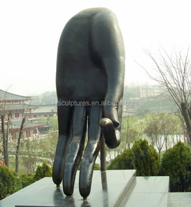 Sculture Decorative del giardino delle belle mani di <span class=keywords><strong>buddha</strong></span> della statua d'ottone del mestiere decorativo - Product Image 3