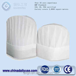 toque de cusinier Non-tissé rond/classique viscose - Product Image 4