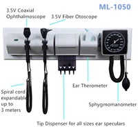 ML-Z100 Offre Spéciale – Kit Otoscope avec Source de Lumière LED, Type Mural avec Distributeur d'Éspeculum Auriculaire, Ensemble de Diagnostic ORL