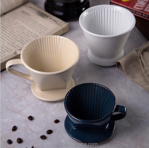 Cốc cà phê nhà sản xuất cốc duy nhất gốm cà phê nhỏ giọt tái sử dụng bộ lọc hình nón nhỏ giọt - Product Image 3