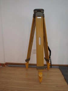 Fábrica Mais Barata Alta Guality 10kg Heavy Duty Flat Head Tripé De Levantamento De Madeira JM-2 Auto Nível ou Estação Total De Teodolito - Product Image 4