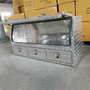 Nhôm lưu trữ xe tải hộp công cụ với kệ và ngăn kéo cho Trailer và xe bán tải BH-X1705382SCT - Product Image 3