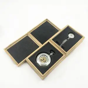 Gift Wood Box Storage Gift Jewelry Watch Bamboo Material Small Crate Wooden Box Wood Box Luxury