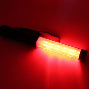 Bacchetta led in plastica torcia di avvertimento led traffic baton con batteria 3AA - Product Image 5