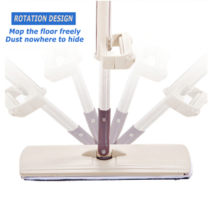 Con 5 pezzi in microfibra tamponi mocio 42cm <span class=keywords><strong>50cm</strong></span> per la pulizia del pavimento a mano senza mocio piatto - Product Image 3