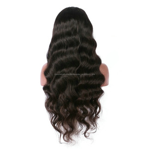 LM pelo de alta densidad 180 Peluca de cabello humano cuerpo Wave 360 LACE frontal con el pelo del bebé - Product Image 6