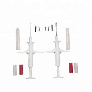 1,4*8mm RFID ICAR approved chip Transponder's's glass tubing injector with needle - Product Image 1