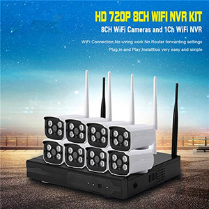 Kit NVR <span class=keywords><strong>WIFI</strong></span> a 8 Canali con Telecamera Impermeabile HD CCTV P2P - Product Image 2