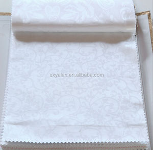 Tissu en <span class=keywords><strong>coton</strong></span> couleur unie, bleu et blanc, rayures, jacquard, <span class=keywords><strong>satin</strong></span>, dobby, hôtel - Product Image 4