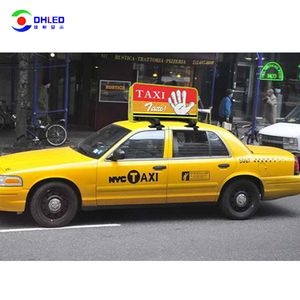 Doble lado exterior P5 taxi <span class=keywords><strong>Top</strong></span> LED techo del coche video led display taxi pantalla led - Product Image 2