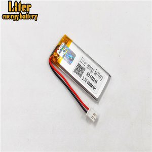 Plug 2.0-2 P 502248 600 mah 3.7 v lipo battery Rechargeable solar li ion polymer lithium battery with PCM - Product Image 3