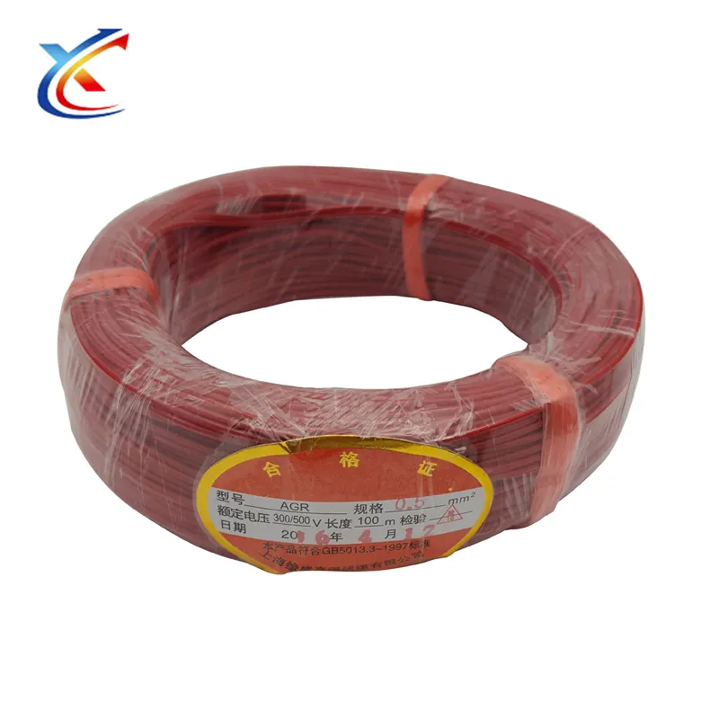 Security 7/0.50mm silicone resin coating wire flexible cable shield wire
