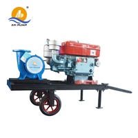 Pompe à eau diesel agricole à flux axial de grande puissance de surface de 12 pouces 20kw