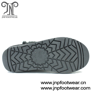 Bouton bottes en peau de <span class=keywords><strong>mouton</strong></span> accepter paypal fourrées en peau de <span class=keywords><strong>mouton</strong></span> en cuir femmes avec haute qualité - Product Image 4