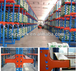 Chambre froide de stockage FILO, rayonnage métallique robuste pour entrepôt, à entrée directe - Product Image 6