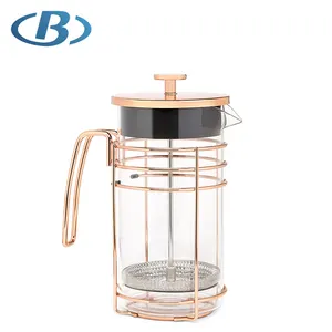 34OZ Rose Gold Stainless Steel French Press - Best Coffee Maker