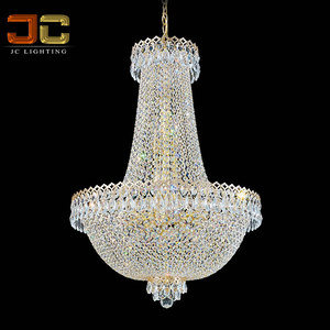 Lampadario di Lusso Decorativo Stile Impero Antico con Cristalli Brillanti per Hotel, Ristoranti o Scenografie Matrimoniali - Product Image 3