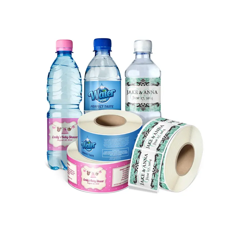 Горячая Распродажа, высокое качество, пользовательские этикетки для бутылок с водой