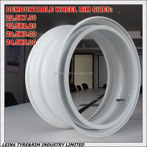 <span class=keywords><strong>Ruedas</strong></span> de camión y autobús 9,00x22,5, llantas de rueda desmontable de acero de neumático europeo - Product Image 3
