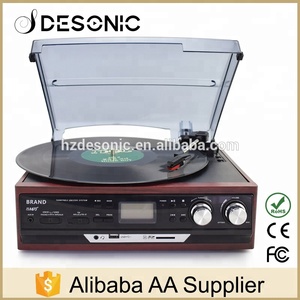 <span class=keywords><strong>Stereo</strong></span> USB mã hóa turntable nhiều ghi lại máy nghe nhạc với đài phát thanh cassette - Product Image 2