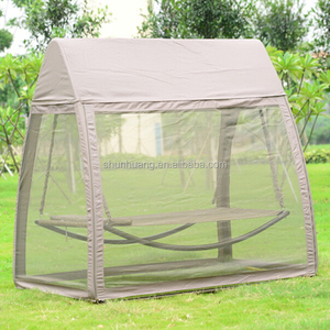 Nouveauté : Lit de balançoire de loisirs d'extérieur avec moustiquaire, mobilier de jardin - Product Image 2