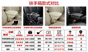 Accoudoir intérieur en cuir de haute qualité, boîte de rangement de haute qualité, accoudoir central en matériau abs, accessoire de style voiture - Product Image 4