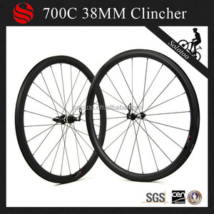Superior 38 mm ruedas del remachador de titanio y del freno del basalto lado del camino de la bicicleta con DT swiss 350 hubs - Product Image 1