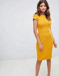 KY abiti estivi di alta qualità <span class=keywords><strong>abito</strong></span> Casual personalizzato <span class=keywords><strong>abito</strong></span> attillato lavorato a <span class=keywords><strong>maglia</strong></span> a maniche corte da donna - Product Image 3