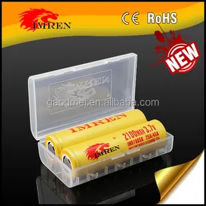 Us18650vt bateria e cigarro!!! mais novo imren 18650 2100 mah 45A mini kit suporte 18650 bateria mod mecânica