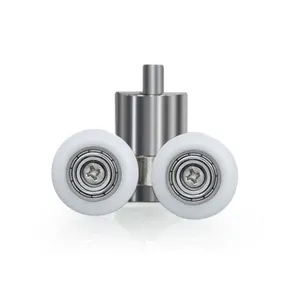 High quality Double zinc alloy shower rollers for shower enclosure wheels shower door rollers