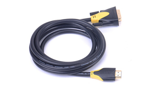 Plaqué or 1080P <span class=keywords><strong>Micro</strong></span> <span class=keywords><strong>HDMI</strong></span> <span class=keywords><strong>vers</strong></span> <span class=keywords><strong>DVI</strong></span> Câble 2m 6FT - Product Image 2